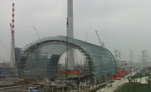 桂林发电厂球形网架